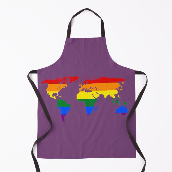 Item preview, Rainbow world map pride designed and sold by libs182.