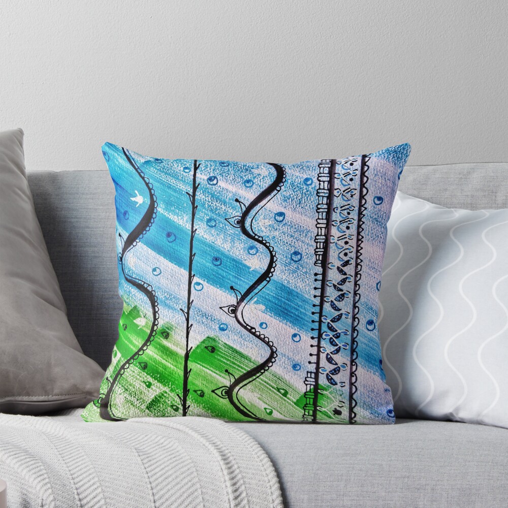 Item preview, Throw Pillow designed and sold by RiaanaDCircle.