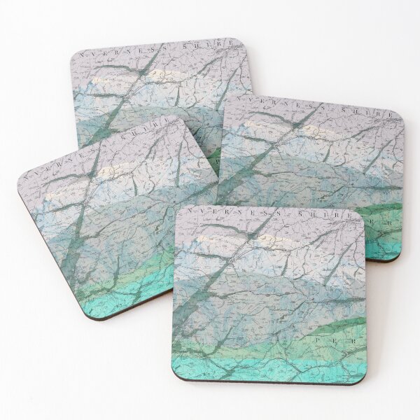 Item preview, Ben Nevis Map designed and sold by MarbleCloud.