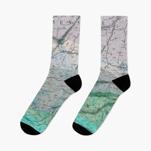 Item preview, Ben Nevis Map designed and sold by MarbleCloud.