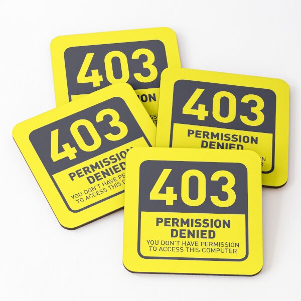 Item preview, HTTP Error 403 Permission Denied Computer (Yellow) designed and sold by VoodooCircus.