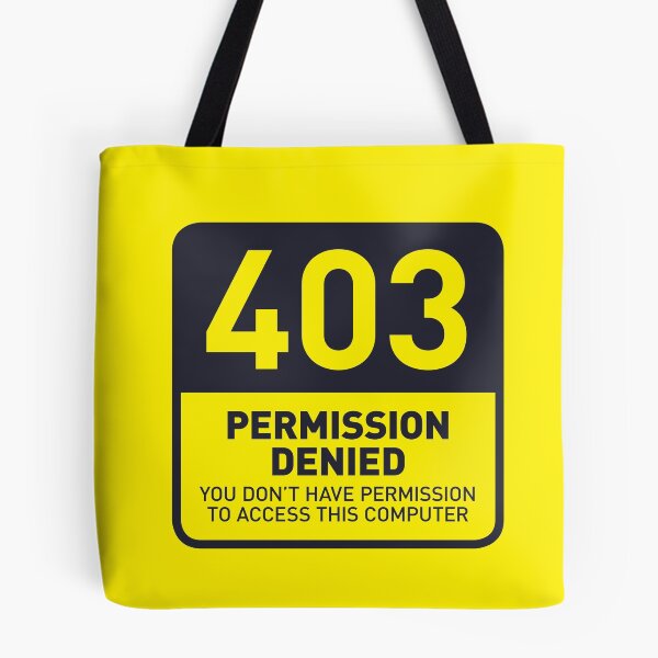 Item preview, HTTP Error 403 Permission Denied Computer (Yellow) designed and sold by VoodooCircus.