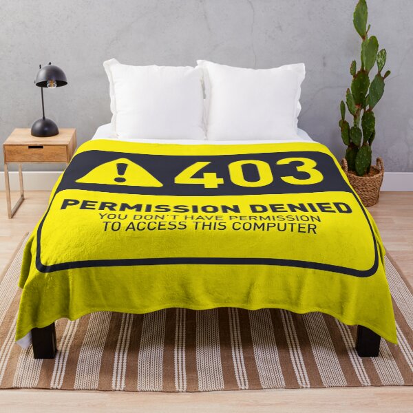 Item preview, HTTP Error 403 Permission Denied Computer (Yellow) designed and sold by VoodooCircus.