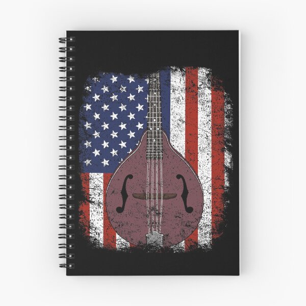 Item preview, Retro Mandolin Gift Vintage Country Music American Flag Bluegrass designed and sold by DSWShirts.