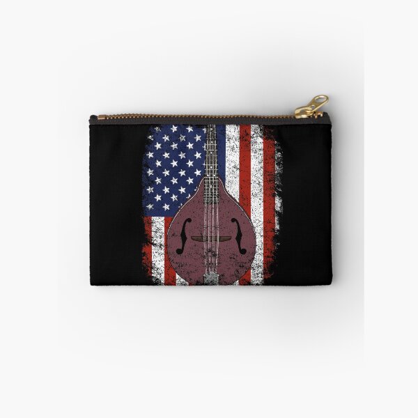 Item preview, Retro Mandolin Gift Vintage Country Music American Flag Bluegrass designed and sold by DSWShirts.