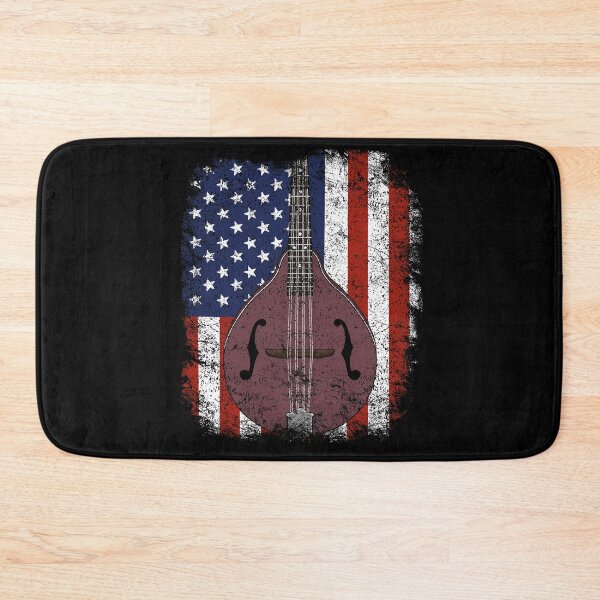 Item preview, Retro Mandolin Gift Vintage Country Music American Flag Bluegrass designed and sold by DSWShirts.