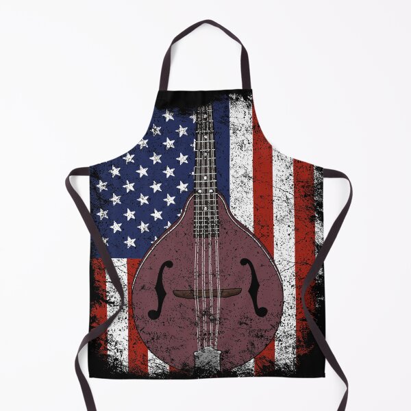 Item preview, Retro Mandolin Gift Vintage Country Music American Flag Bluegrass designed and sold by DSWShirts.