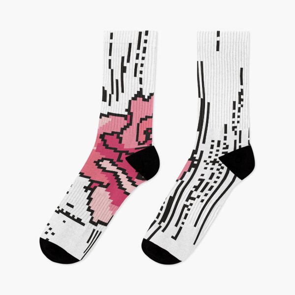 Item preview, Pink and black pixel art rose designed and sold by Helena6.