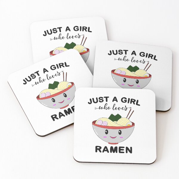 Item preview, Just A Girl Who Loves Ramen designed and sold by fashopera.
