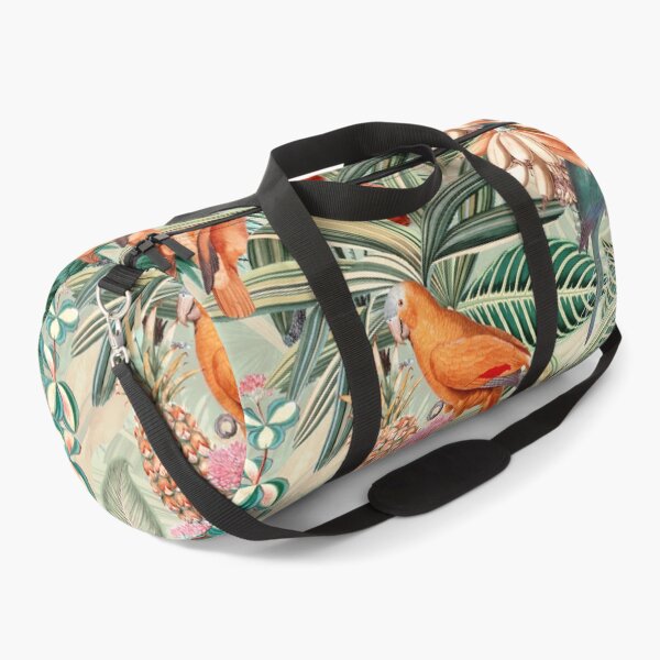 Item preview, Vintage Orange Tropical Bird Jungle Botanical Garden Nightgarden designed and sold by UtArt.