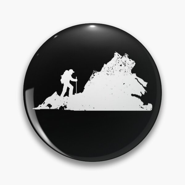 Item preview, Virginia Hiker Shirt Love Mountain Hiking Distressed Gear designed and sold by DynamicDesign.