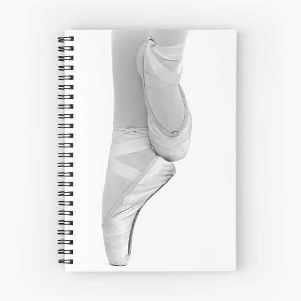 Item preview, ballett dancing shoes in black and white designed and sold by caughtinmotion.