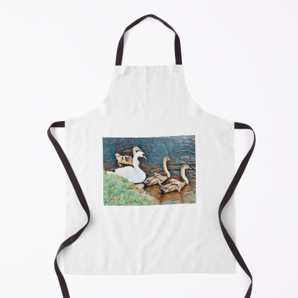 Item preview, Swan and cygnets designed and sold by Lamming Art.