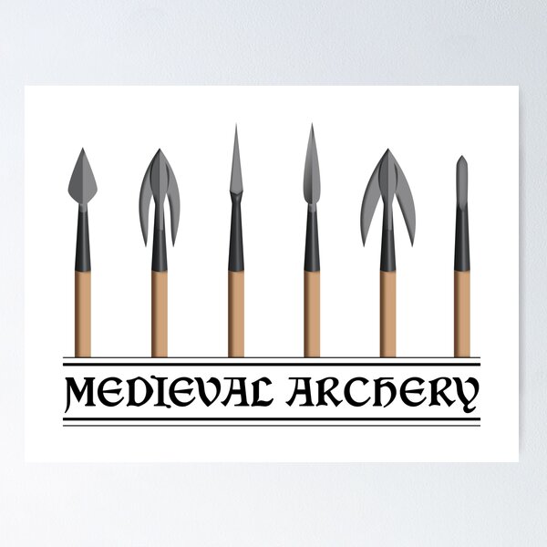 Item preview, Medieval Archery Bodkins designed and sold by PrintStopStudio.