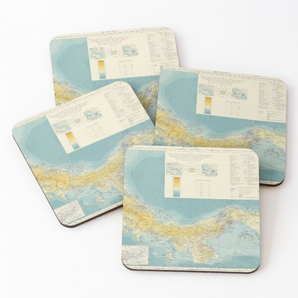 Item preview, Vintage Map of Panama (1954) designed and sold by BravuraMedia.