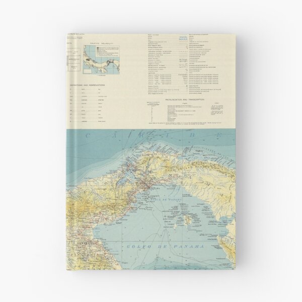 Item preview, Vintage Map of Panama (1954) designed and sold by BravuraMedia.