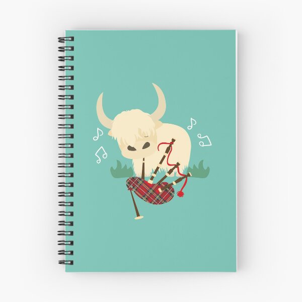 Item preview, Highland Cattle Play Bagpipes - White designed and sold by Lulupainting.