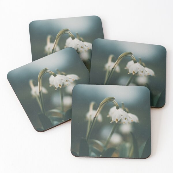Item preview, Moody snowflake flowers during Spring designed and sold by macroviewpoint.