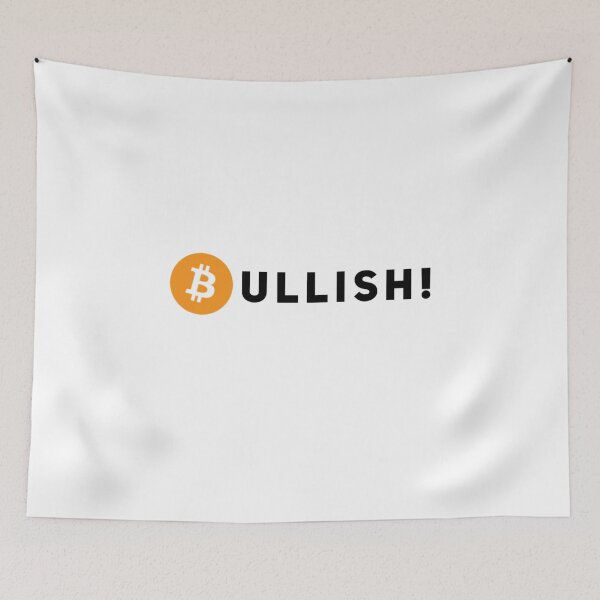 Item preview, Bullish! (Bitcoin) designed and sold by Bouzdesigns.