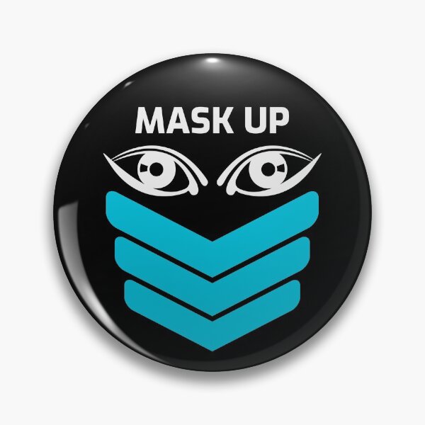 Item preview, Mask Up - wear face coverings and masks designed and sold by Thinline Fire Police EMS.