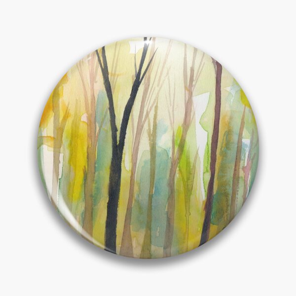 Item preview, Sunset In Green Glowing Mystical Forest designed and sold by artshop77.