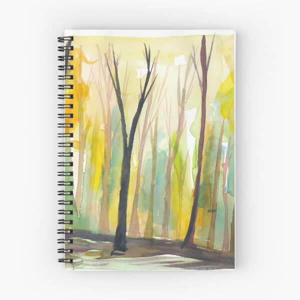 Item preview, Sunset In Green Glowing Mystical Forest designed and sold by artshop77.