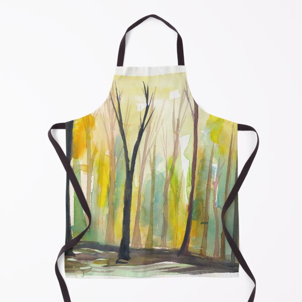 Item preview, Sunset In Green Glowing Mystical Forest designed and sold by artshop77.