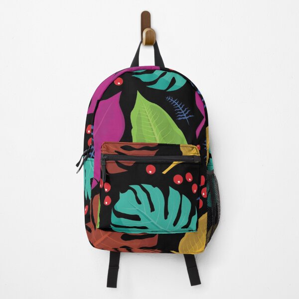 Item preview, Colorful Tropical Leaves Pattern designed and sold by Vector Scout Lab.