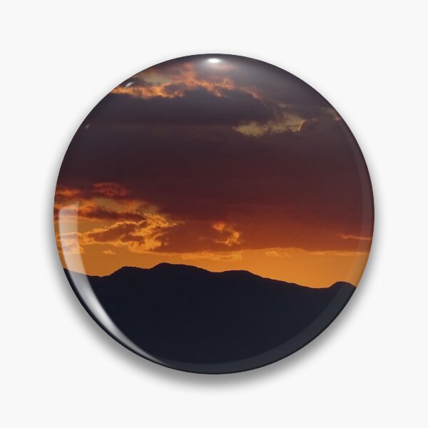 Item preview, Dark Fiery Skies Over Mountains designed and sold by Catavan.