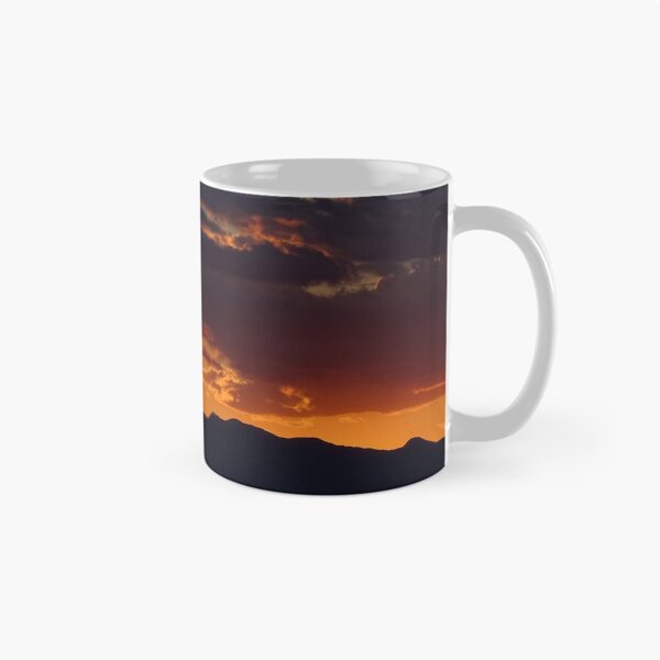 Item preview, Dark Fiery Skies Over Mountains designed and sold by Catavan.