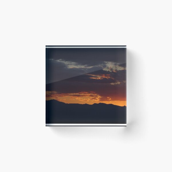 Item preview, Dark Fiery Skies Over Mountains designed and sold by Catavan.