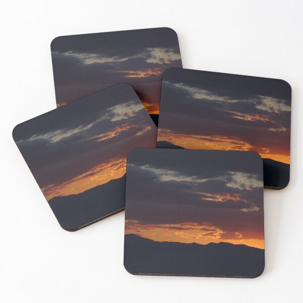 Item preview, Dark Fiery Skies Over Mountains designed and sold by Catavan.