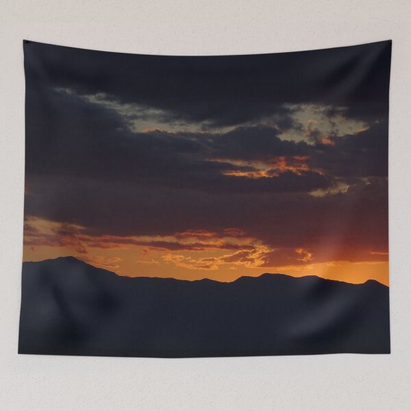 Item preview, Dark Fiery Skies Over Mountains designed and sold by Catavan.