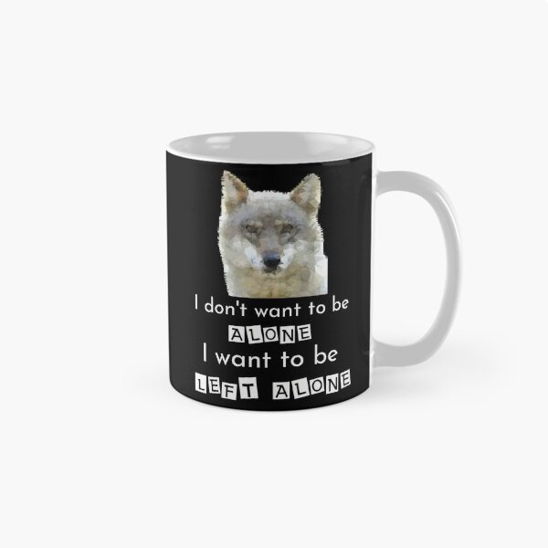 Item preview, Geometric wolf head with quote designed and sold by Antiope33.