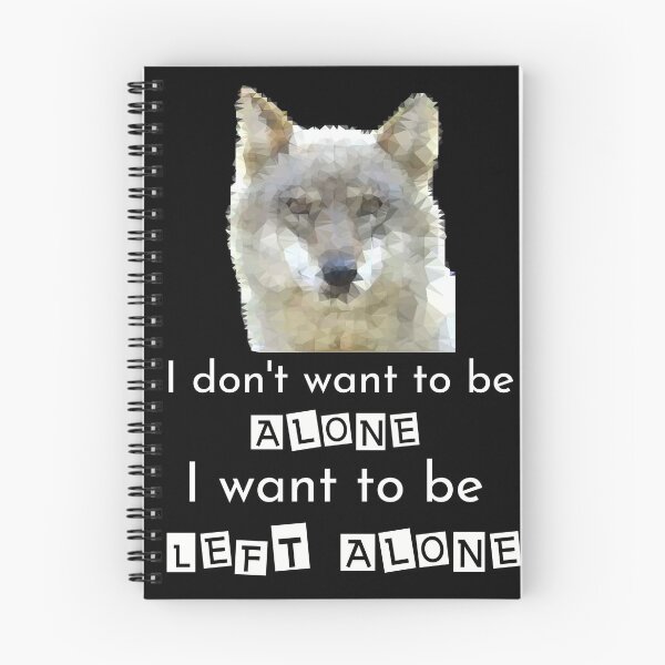 Item preview, Geometric wolf head with quote designed and sold by Antiope33.