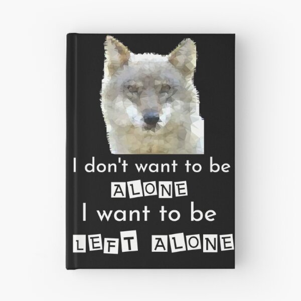 Item preview, Geometric wolf head with quote designed and sold by Antiope33.