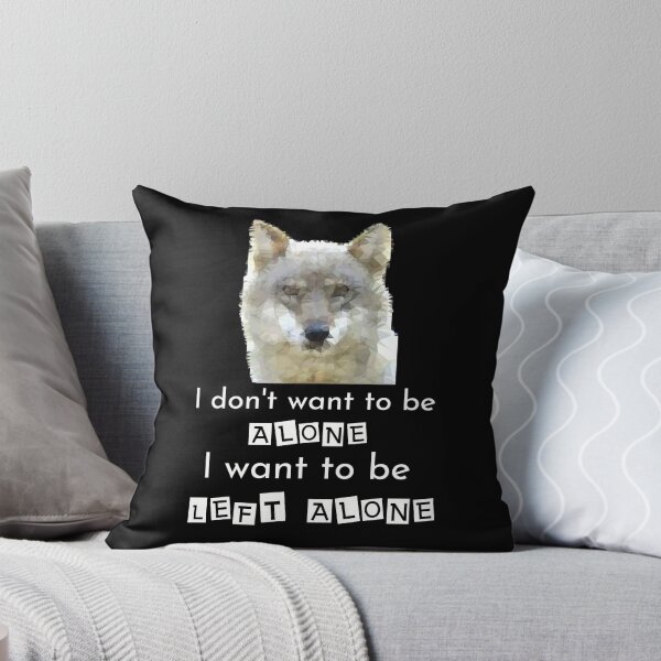 Item preview, Geometric wolf head with quote designed and sold by Antiope33.