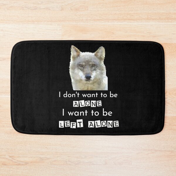 Item preview, Geometric wolf head with quote designed and sold by Antiope33.