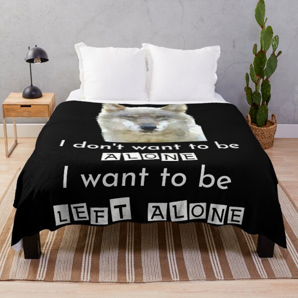 Item preview, Geometric wolf head with quote designed and sold by Antiope33.