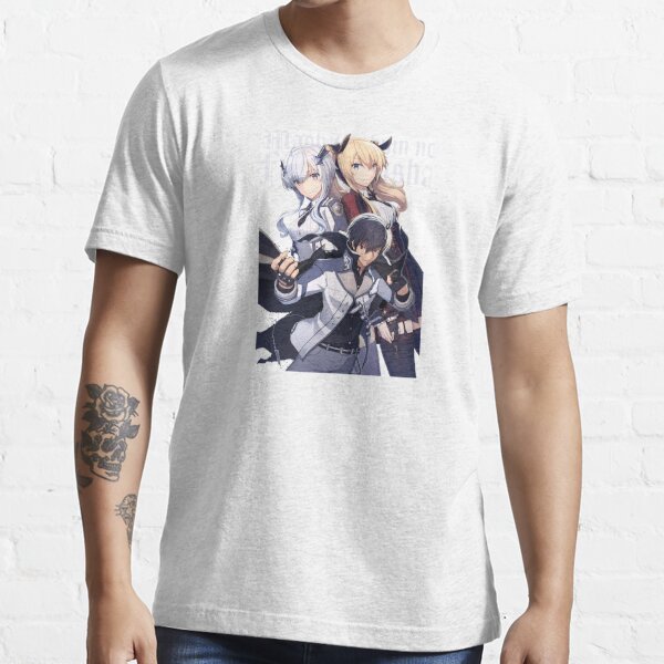 Isekai Yakkyoku Camiseta Para Homens Mulheres Preta Branca Unisexo