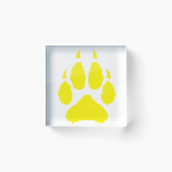 Item preview, yellow tessellated paw   designed and sold by Kanandume.