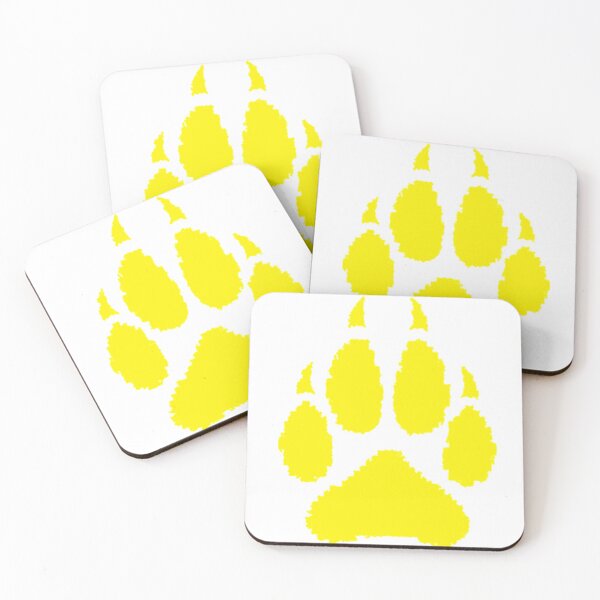 Item preview, yellow tessellated paw   designed and sold by Kanandume.