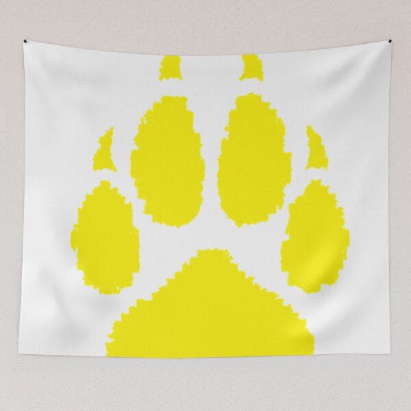 Item preview, yellow tessellated paw   designed and sold by Kanandume.