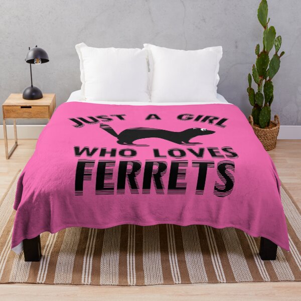 Item preview, Just A Girl Who Loves Ferrets designed and sold by issambak.