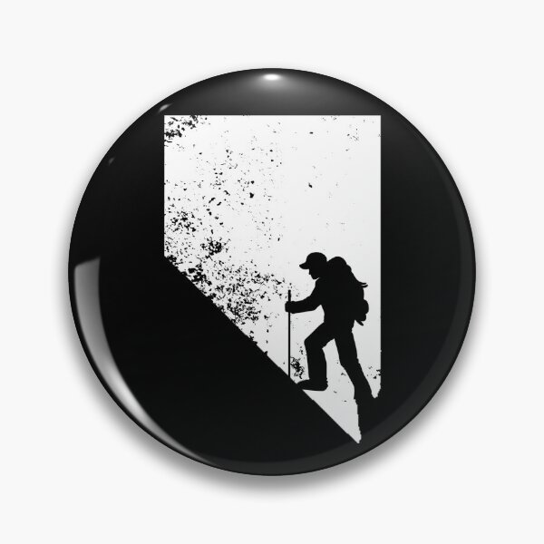 Item preview, Nevada Hiker Shirt Love Mountain Hiking Distressed Gear designed and sold by DynamicDesign.