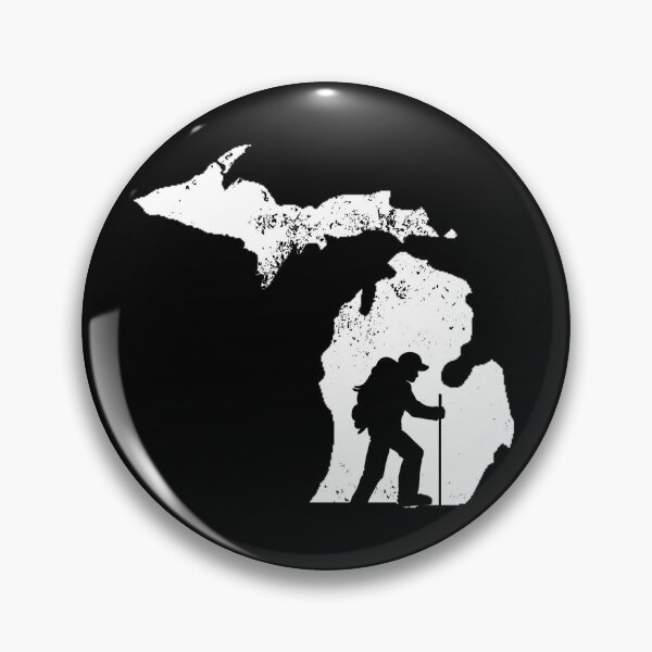 Item preview, Michigan Hiker Shirt Love Mountain Hiking Distressed Gear designed and sold by DynamicDesign.