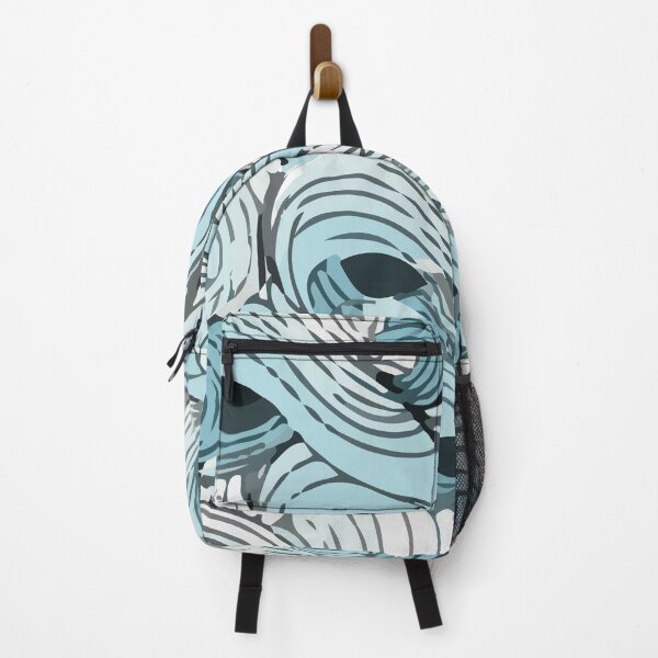 Item preview, Blue white wave japanese art pattern background designed and sold by ZenLifeShop.