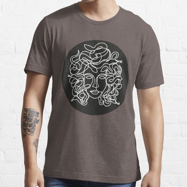 Medusa Face in single line style Essential T-Shirt