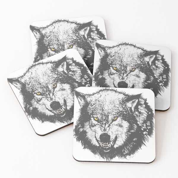 Item preview, Angry wolf designed and sold by BellsPainting.
