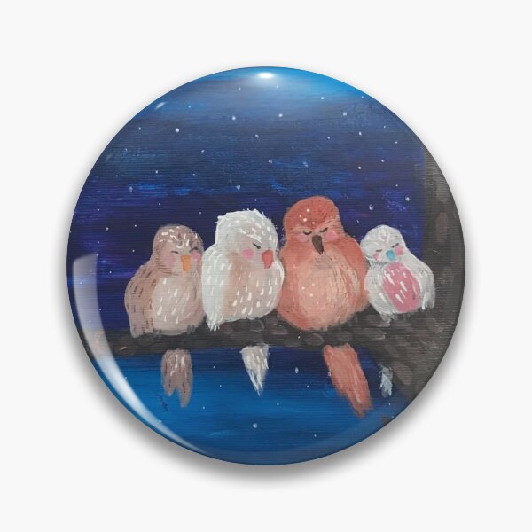 Item preview, Sleeping birds designed and sold by Jessica Hartshorn.